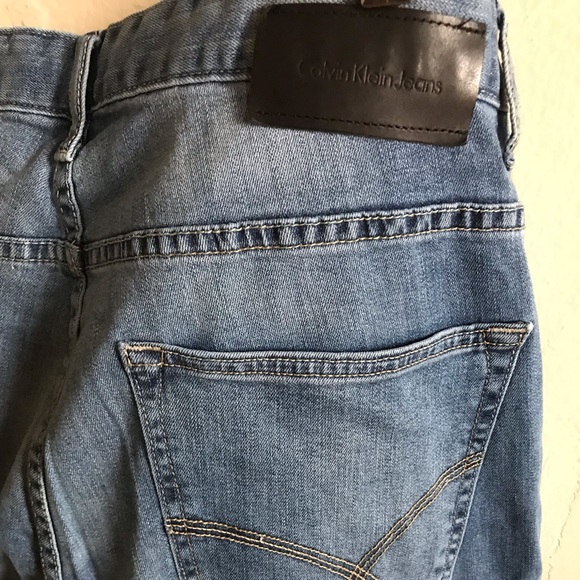 Mens Calvin Klein Straight Jeans 34/30 - Picture 4 of 6